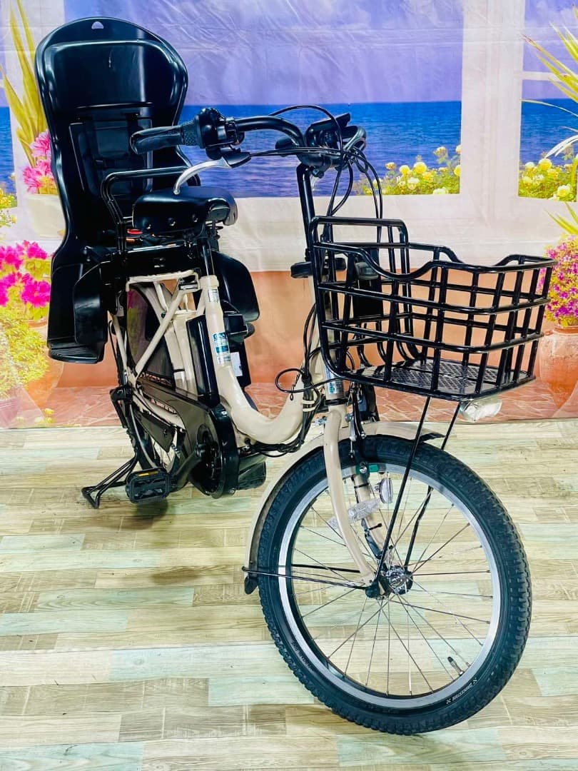 即日発送⭐︎丁寧梱包パスバビー12AH⭐️子供乗せ電動アシスト自転車Y3290