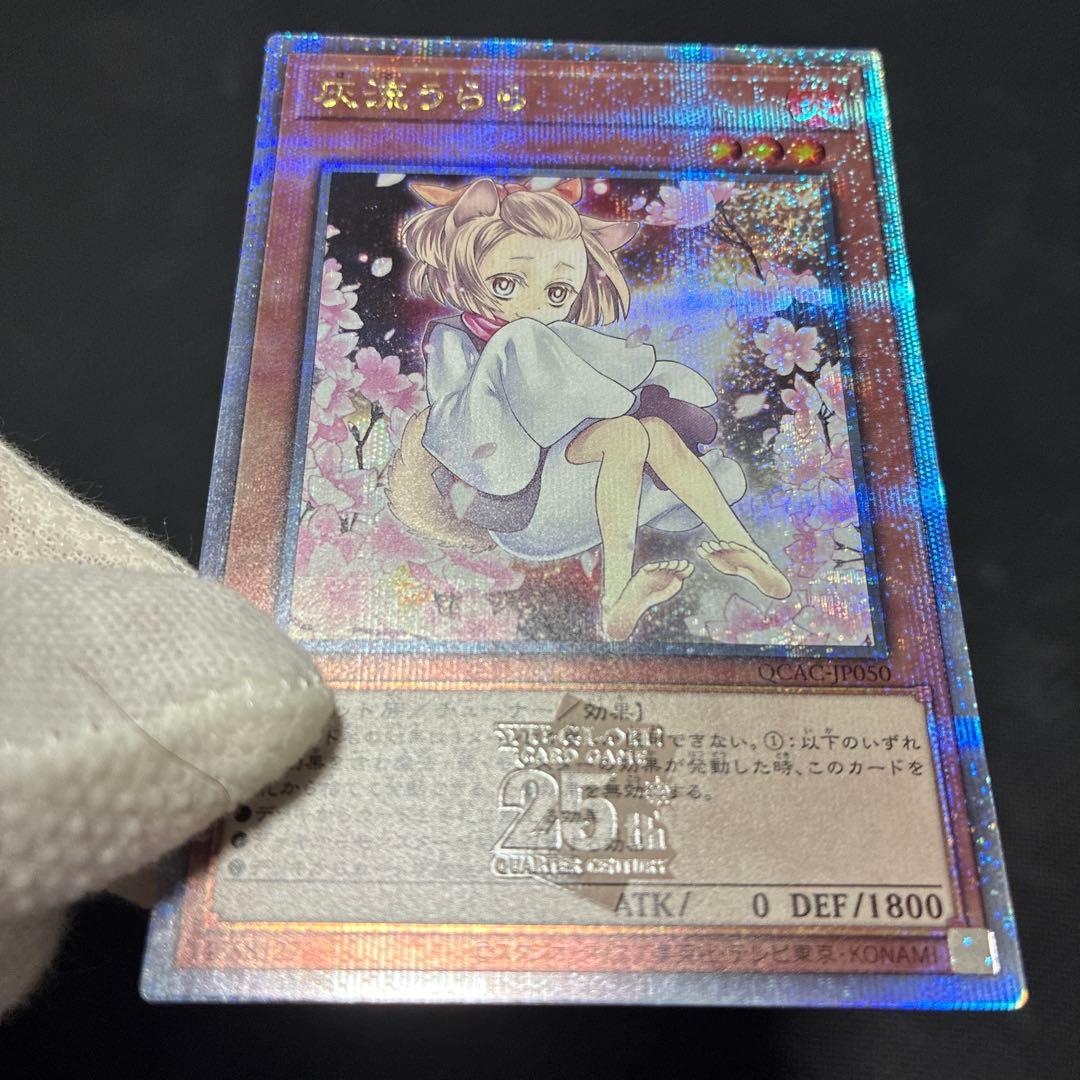 遊戯王　灰流うらら　絵違い　クォーターセンチュリーシークレットレア