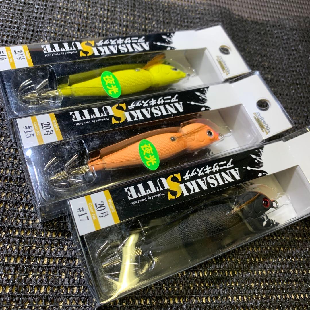 アニサキスッテ　20号　３カラー　ともぐいスッテ15号25号28号40号剣先烏賊
