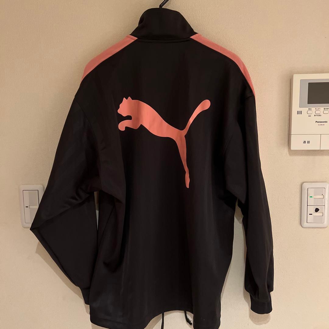PUMA トラックジャケット セットアップ　グレー/ピンク　S〜M 訳あり