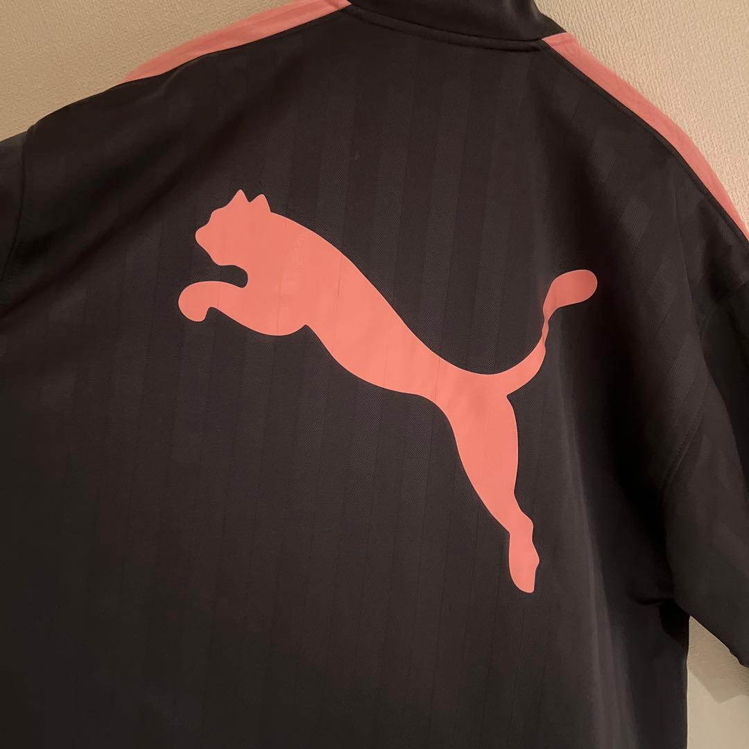 PUMA トラックジャケット セットアップ　グレー/ピンク　S〜M 訳あり