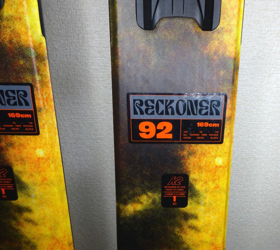 未使用 K2 RECKONER 92 ビンディング付パウダー ツリー パークBC