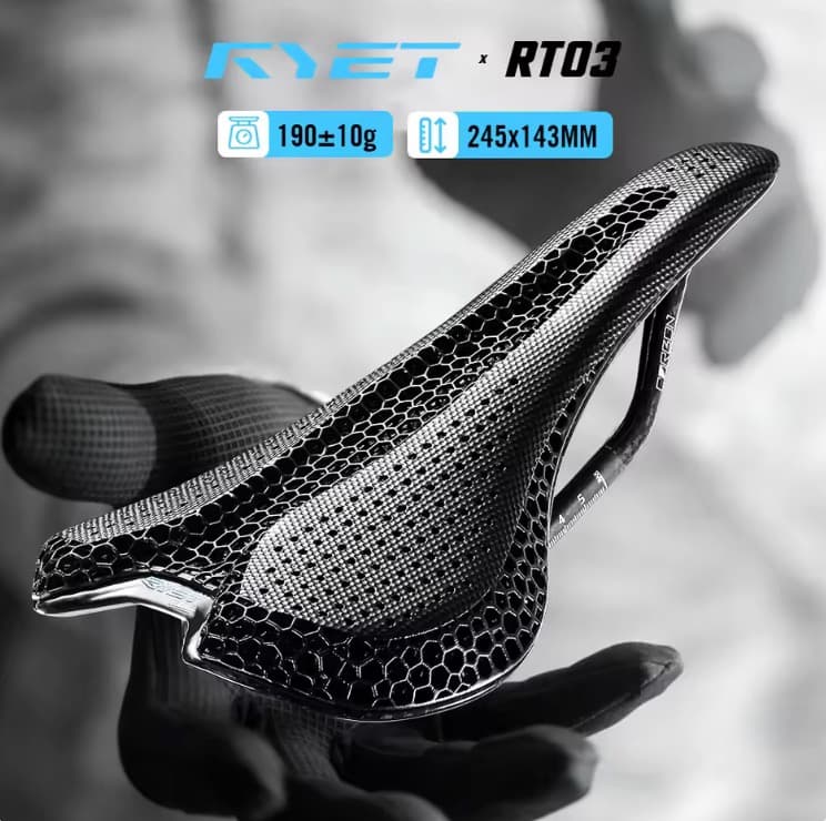 RYET 3Dプリント カーボンサドル セット