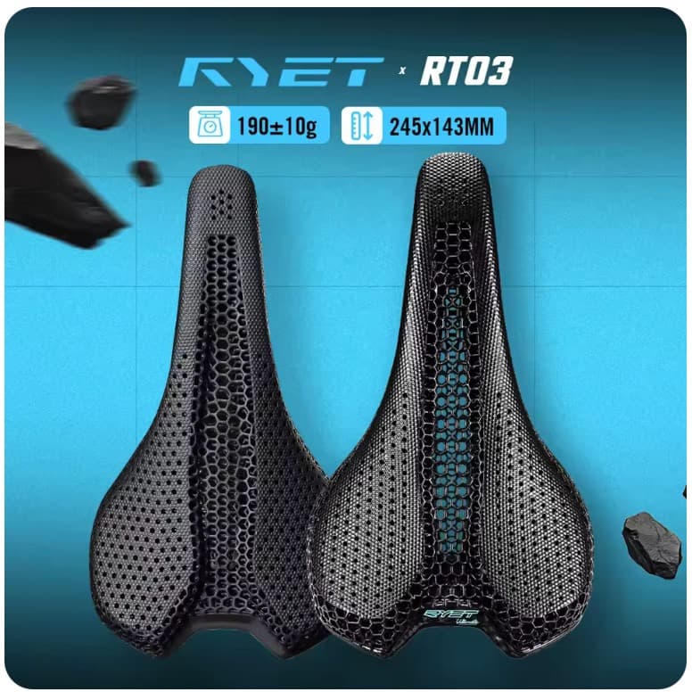 RYET 3Dプリント カーボンサドル セット