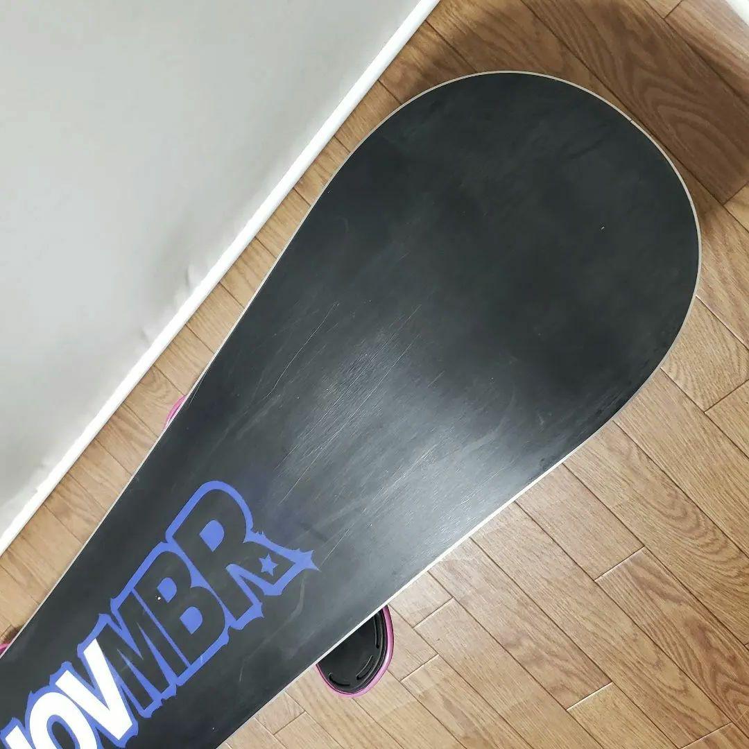 NOVEMBER ARTIST FLUX 142cm スノーボードセット