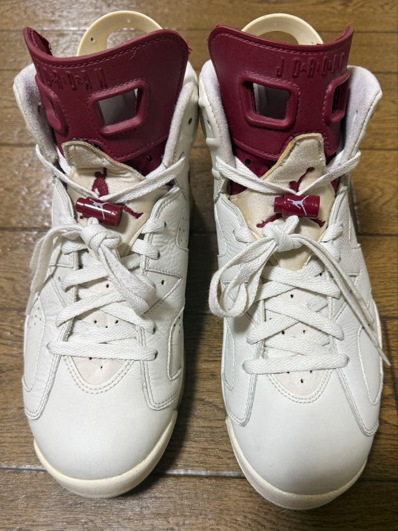 Nike Air Jordan 6 ホワイト/マルーン