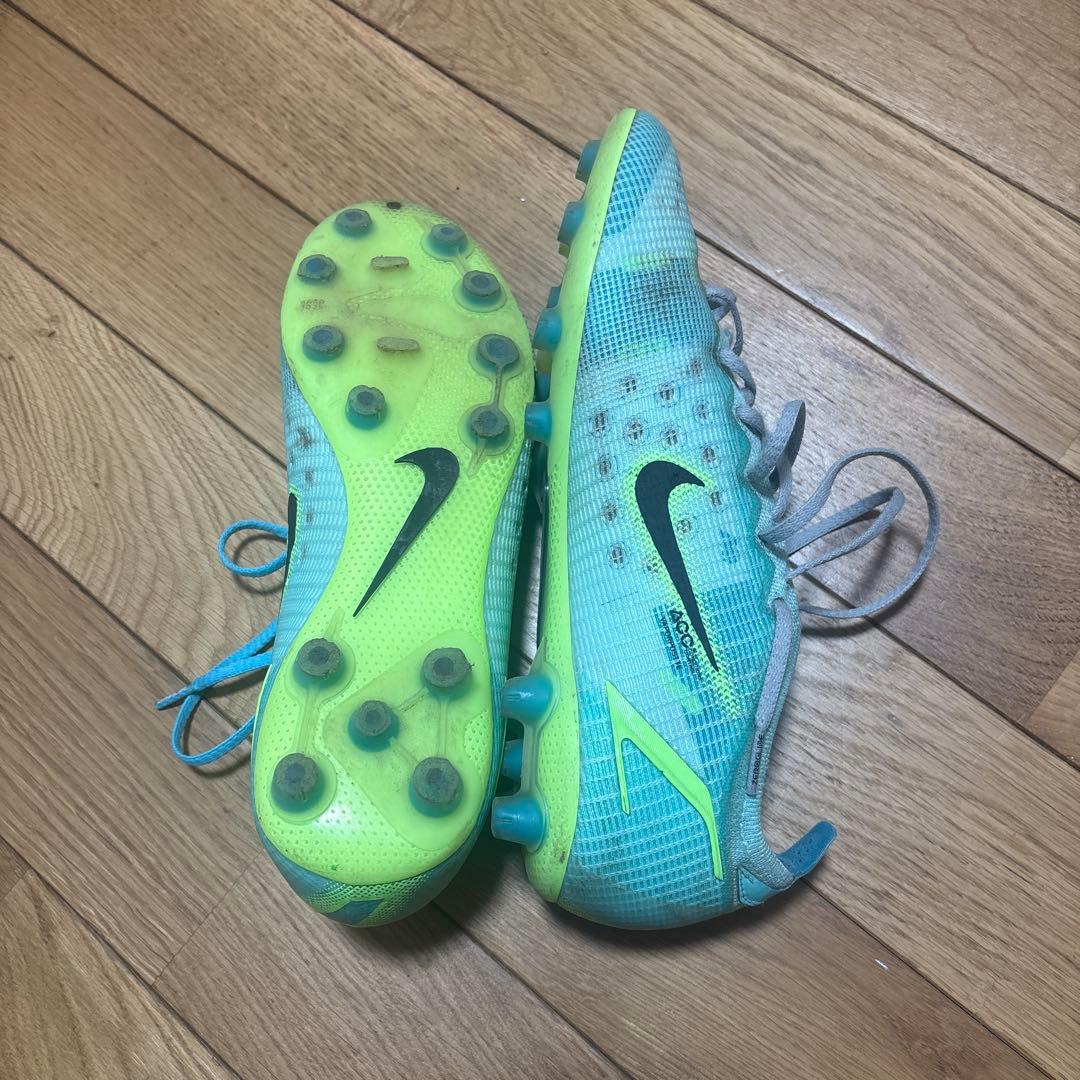 Nike サッカースパイク 青/黄
