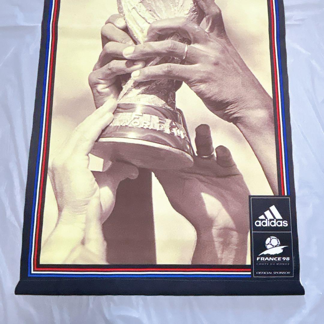 【激レア】adidas 98年フランスW杯 タペストリー 非売品 大判 サッカー