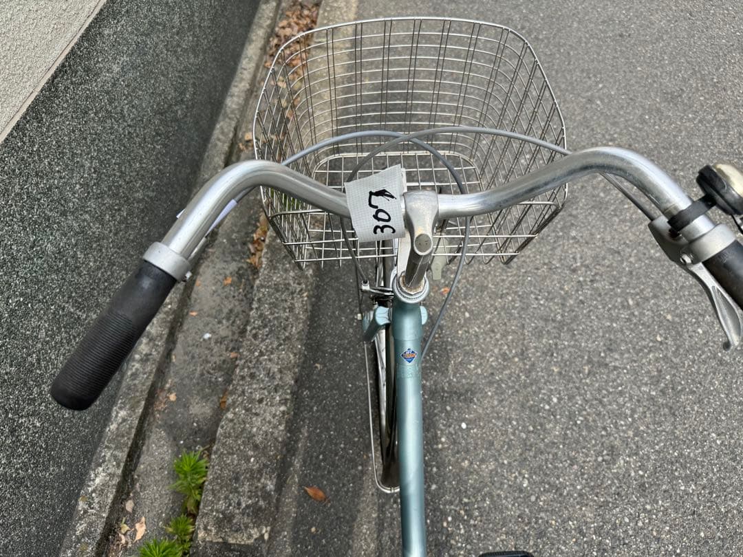 307番　全車両格安販売‼️ 26インチ オートライト　シティサイクル　ママチャリ
