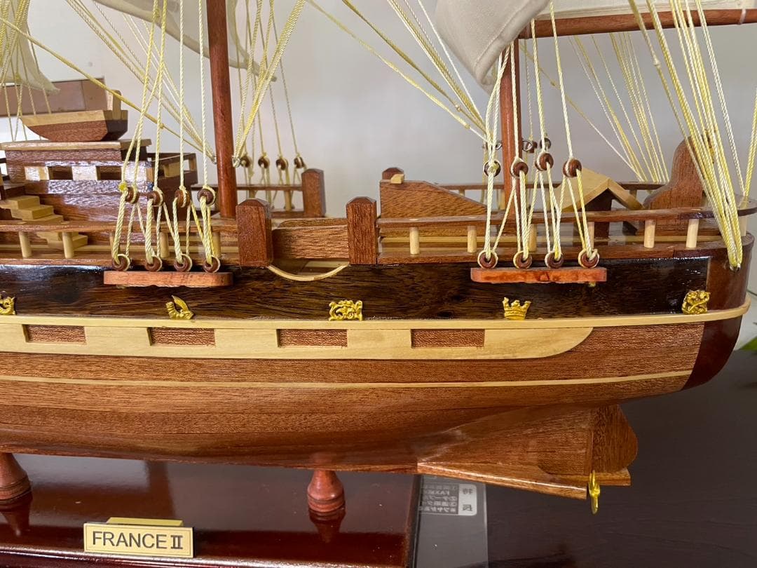帆船模型　FRANCE Ⅱ フランスⅡ　船　モデルシップ　職人手作り　舟　軍艦