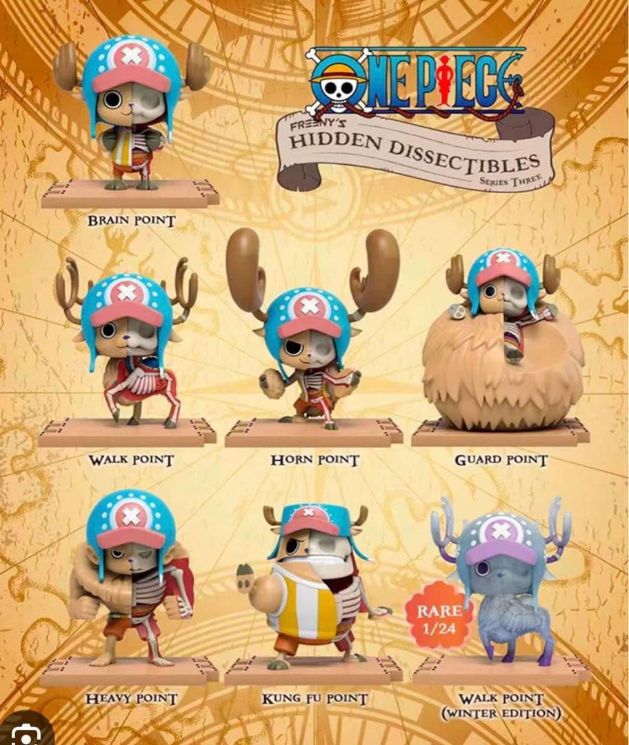 【海外限定】ONE PIECEチョッパー Mighty Jaxx 6体セット