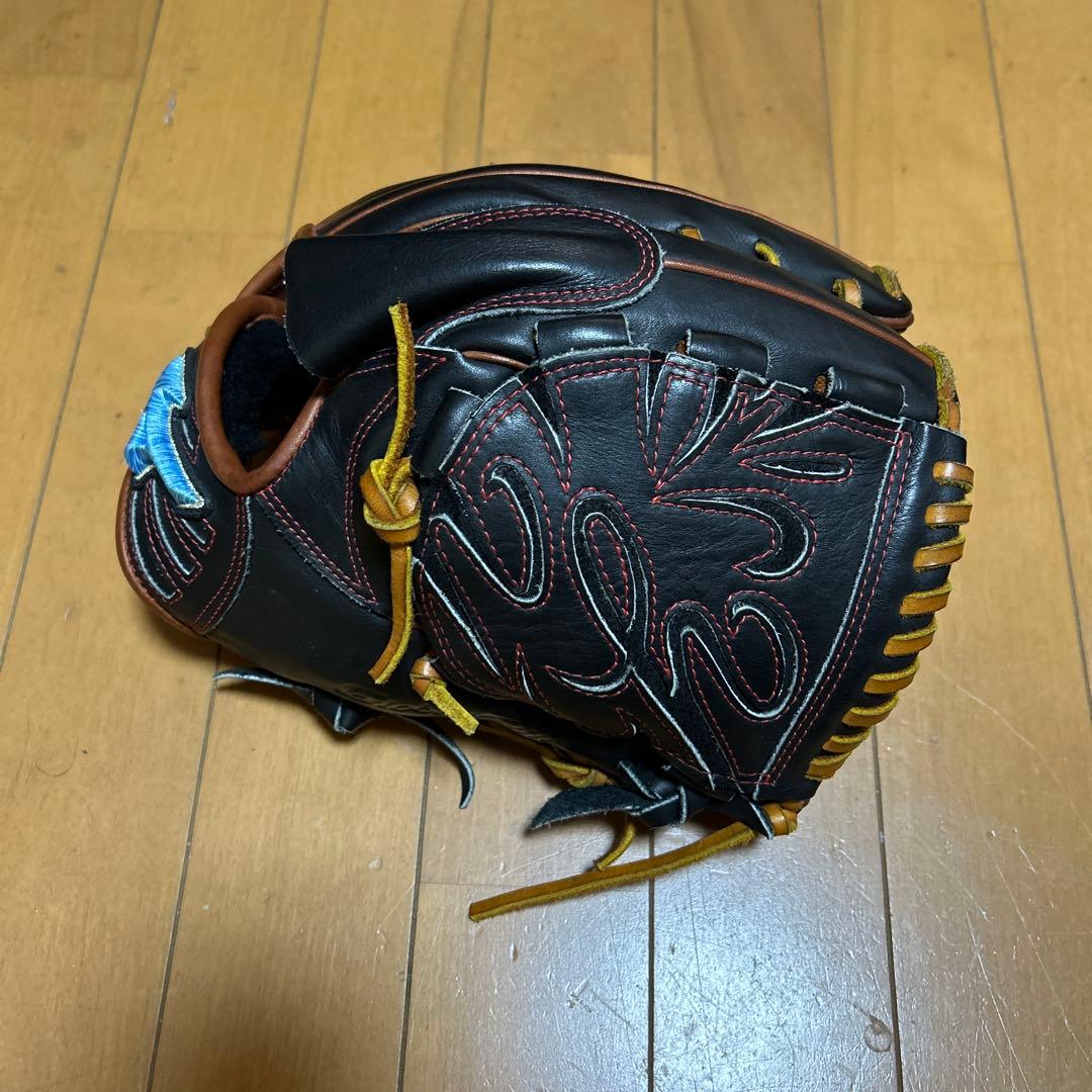 お*う様 軟式投手用　ダイバシティーブルー