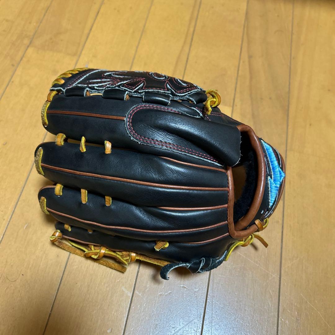 お*う様 軟式投手用　ダイバシティーブルー