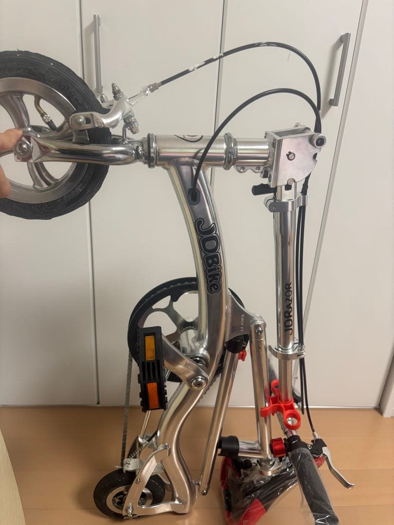 JDBike 折りたたみ自転車 シルバー