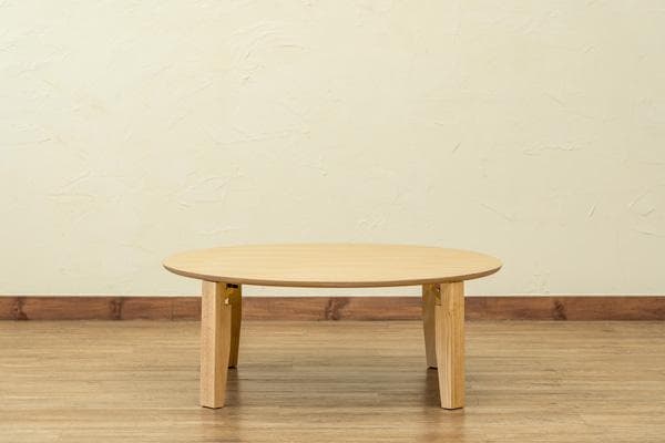 《新品・送料無料》《完成品》Rosslea　折り畳みテーブル　85Φ