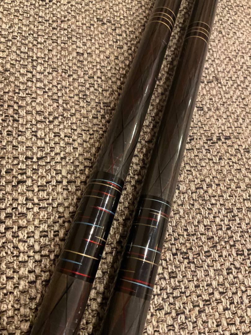 下野 ベンリック　竿掛け「湖粋」2本セット　カーボン 伸縮式　オリムピック　中古