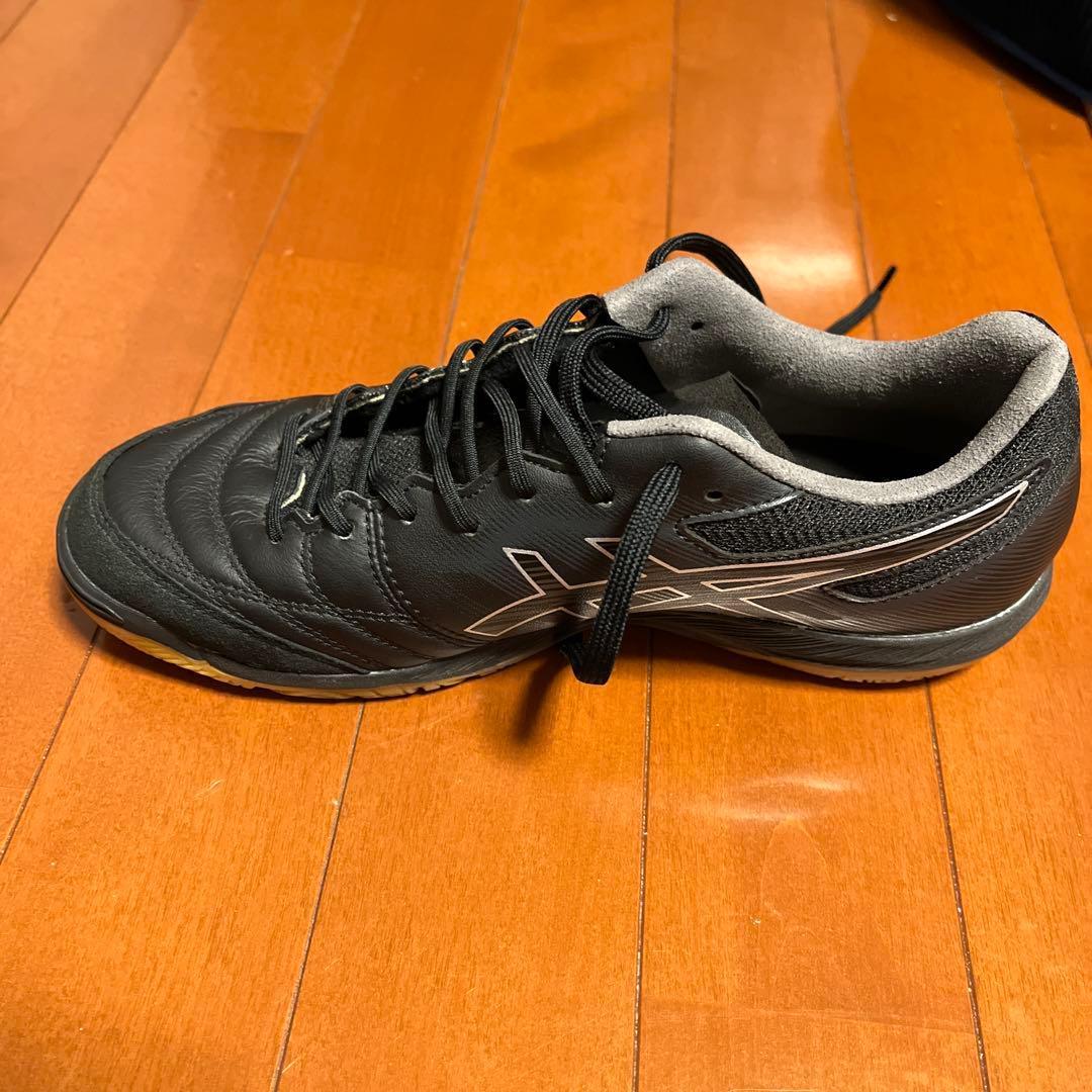 ASICS デスタッキ K FF　フットサルシューズ　ブラック　24.5cm