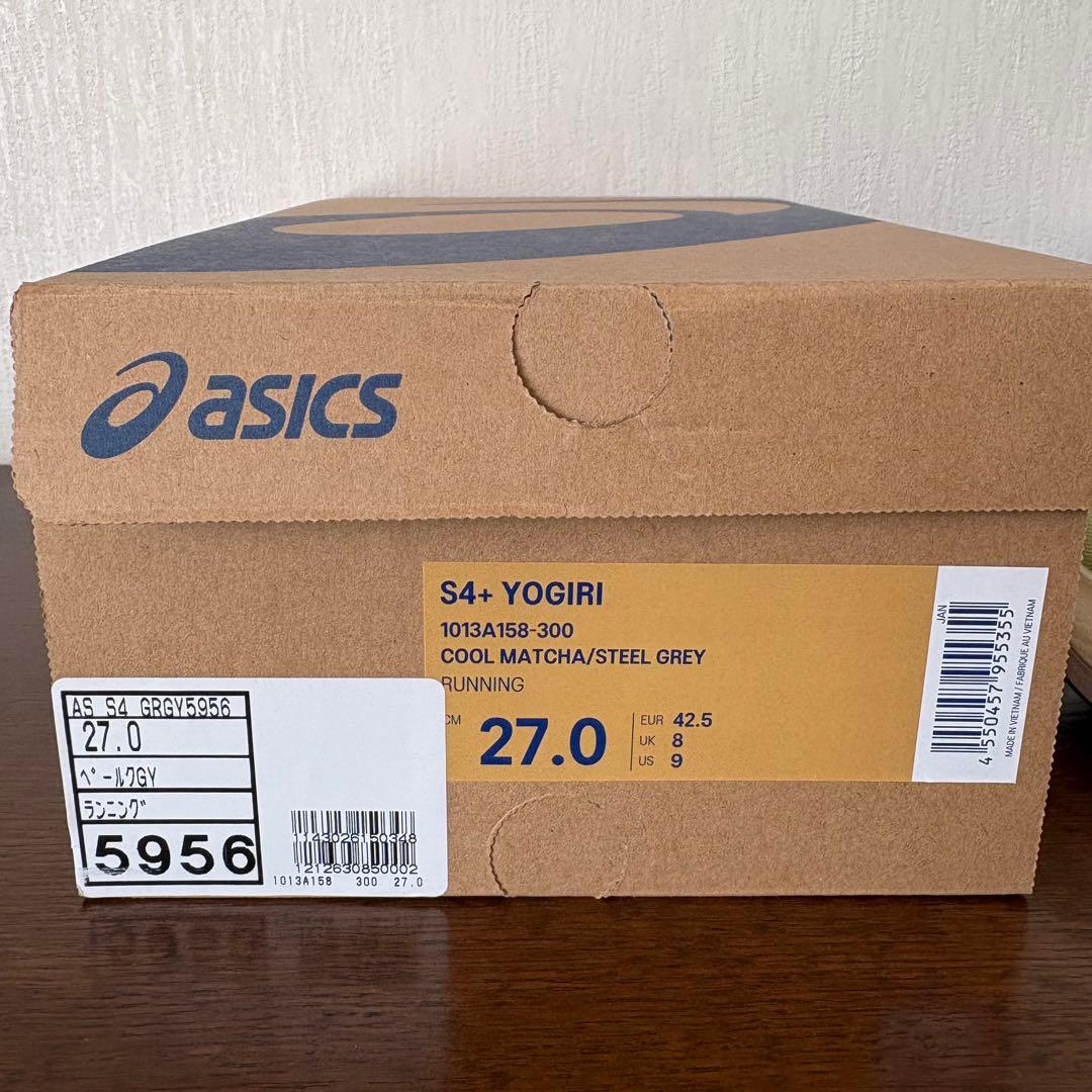 【新品】アシックス ランニングシューズ S4+ YOGIRI 27cm