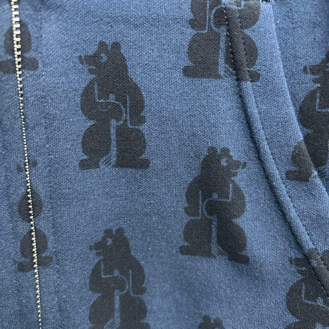 PEARLY GATES♡クマ柄フルジップパーカー ダークブルー. 最終値下げ❗️