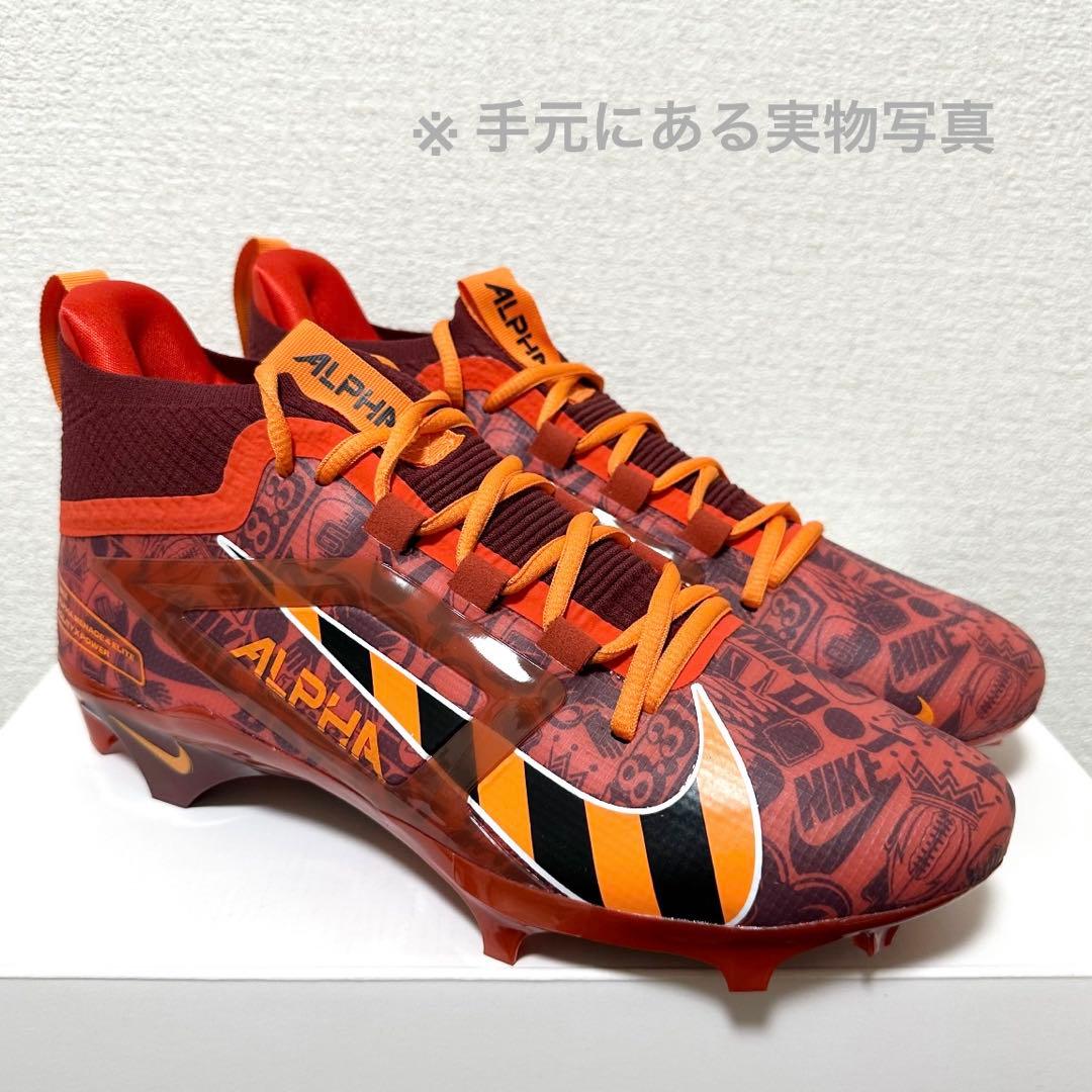 ナイキ 28 アルファメナス エリート アメフト スパイク シューズ 靴 総柄