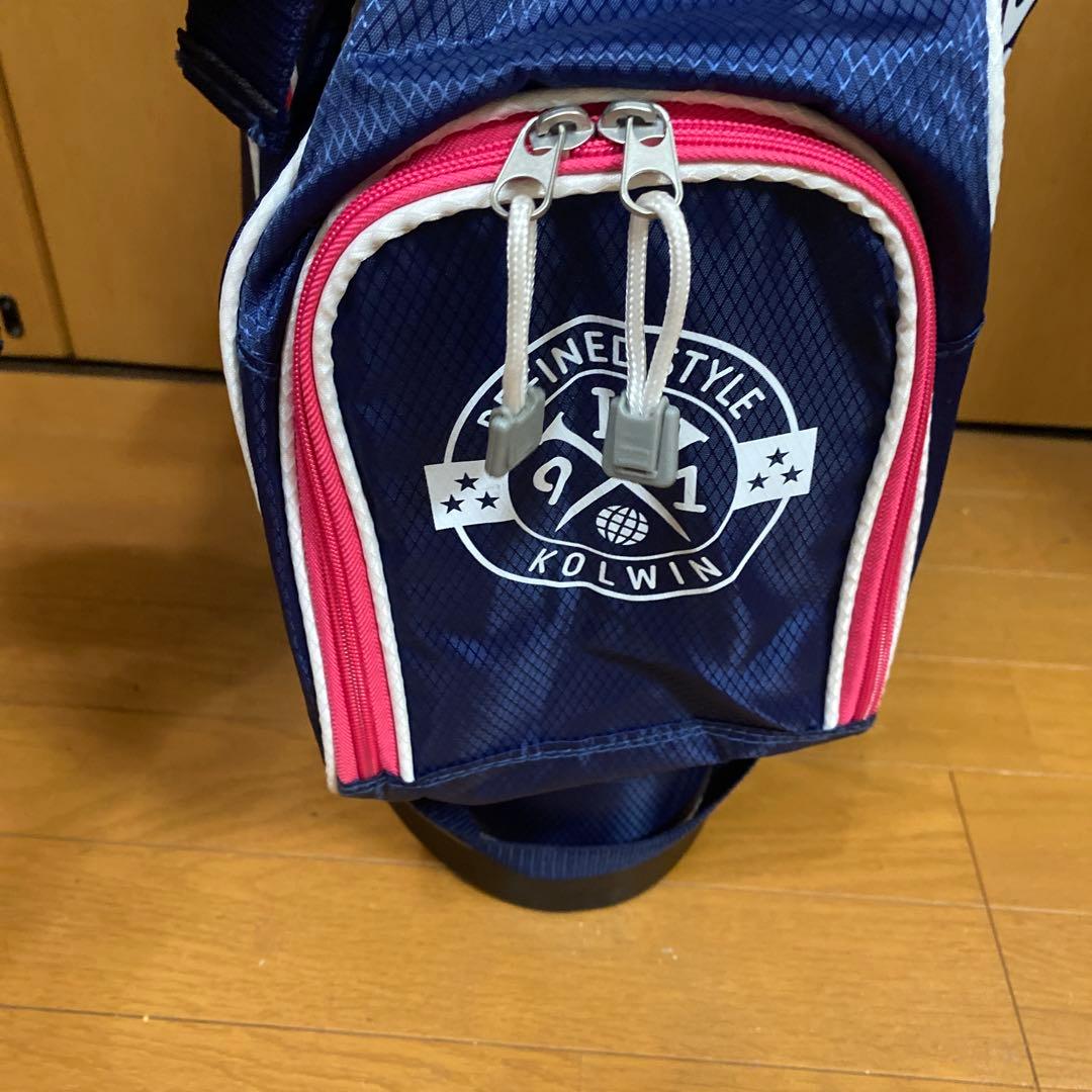 s*i様 KOLWIN コルウィン スタンド式 キャディバッグ ゴルフバッグ レ