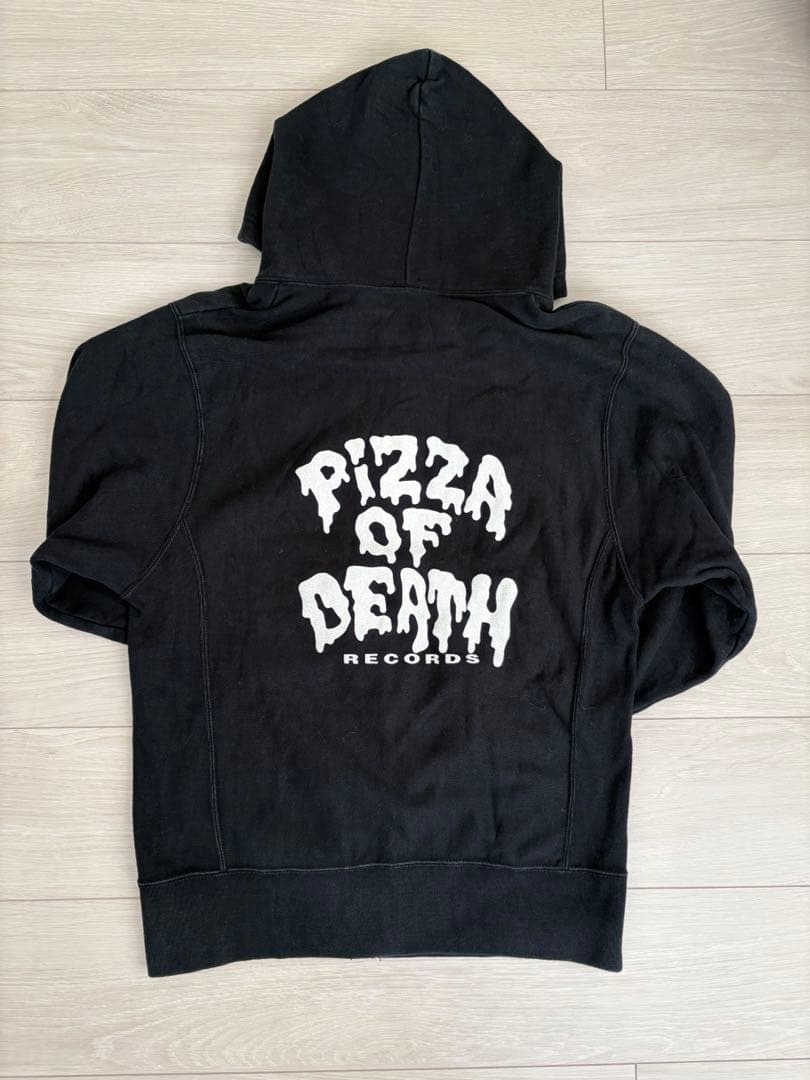 PIZZA OF DEATH フード付きジップパーカー