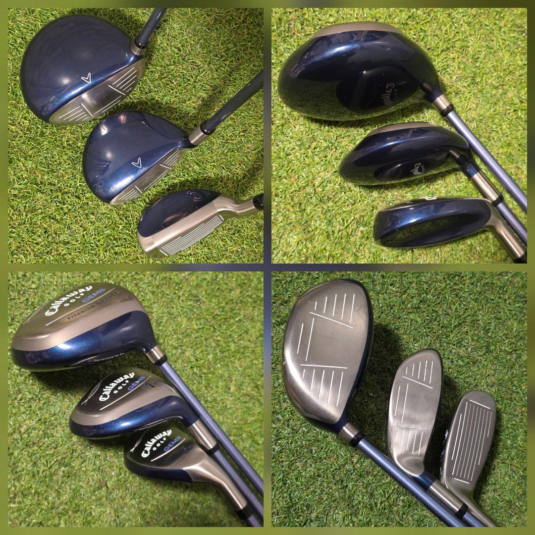 キャロウェイ Callaway GEMS レディース ゴルフセット チッパー付き