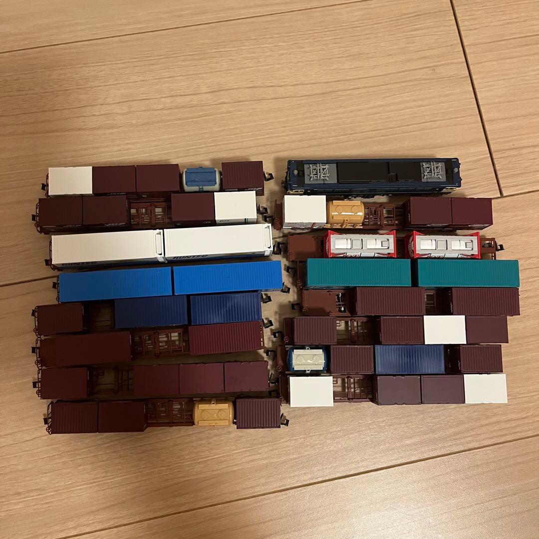 Nゲージ鉄道模型 貨物車両セット