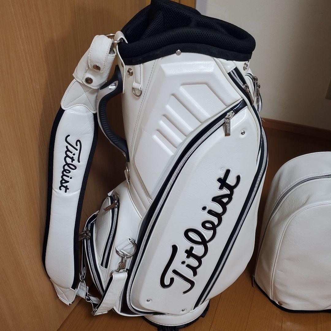 Titleist キャディバッグ 　高級　3点式ベルト　ゴルフバッグ