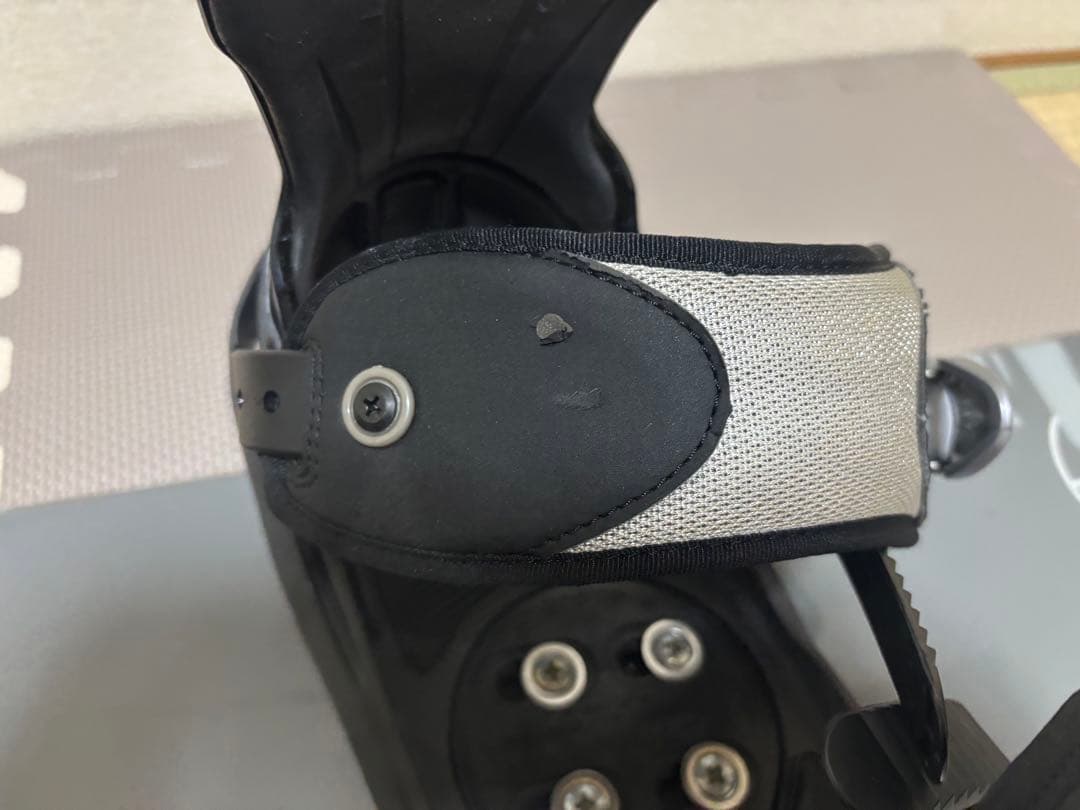 AUKNIX スノーボード セットグレーソールオレンジ約155cm