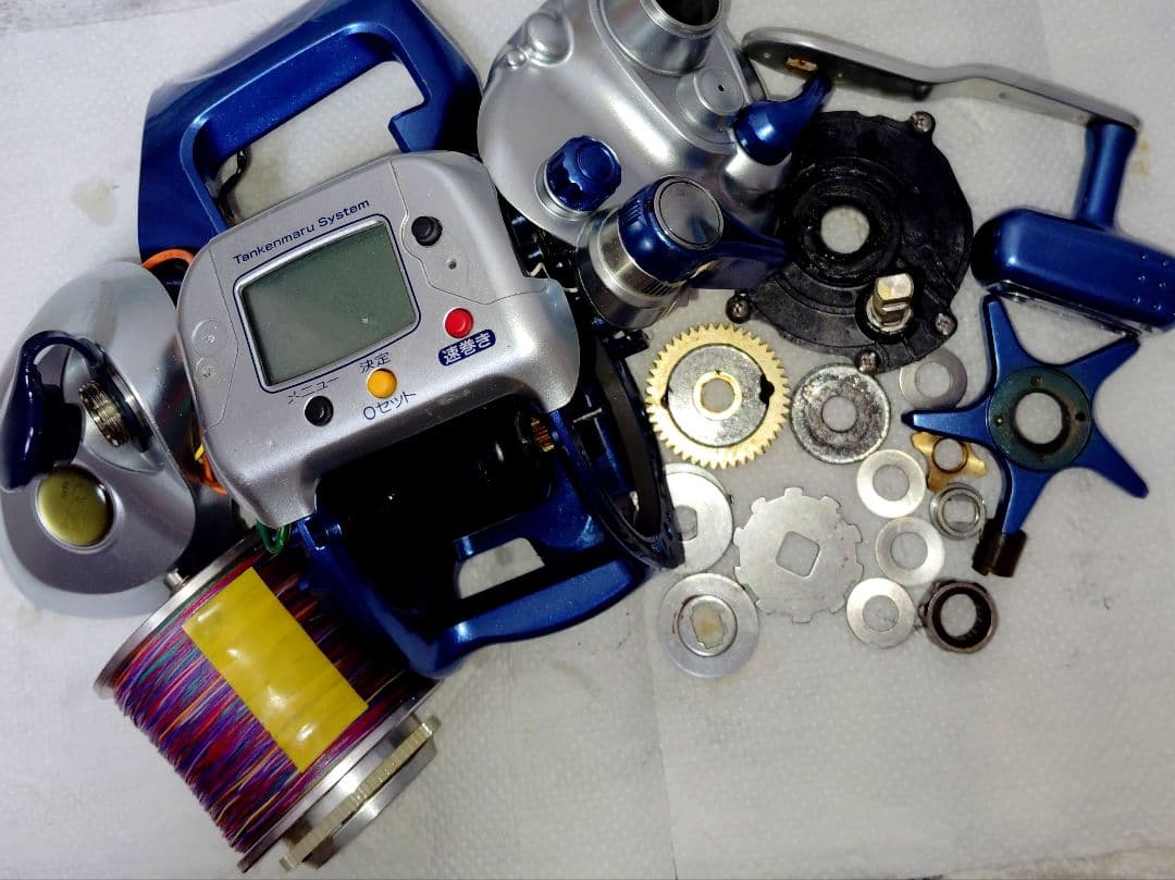 シマノ 電動リール 電動丸 3000H 美品 オーバーホールメンテナンス済み ②