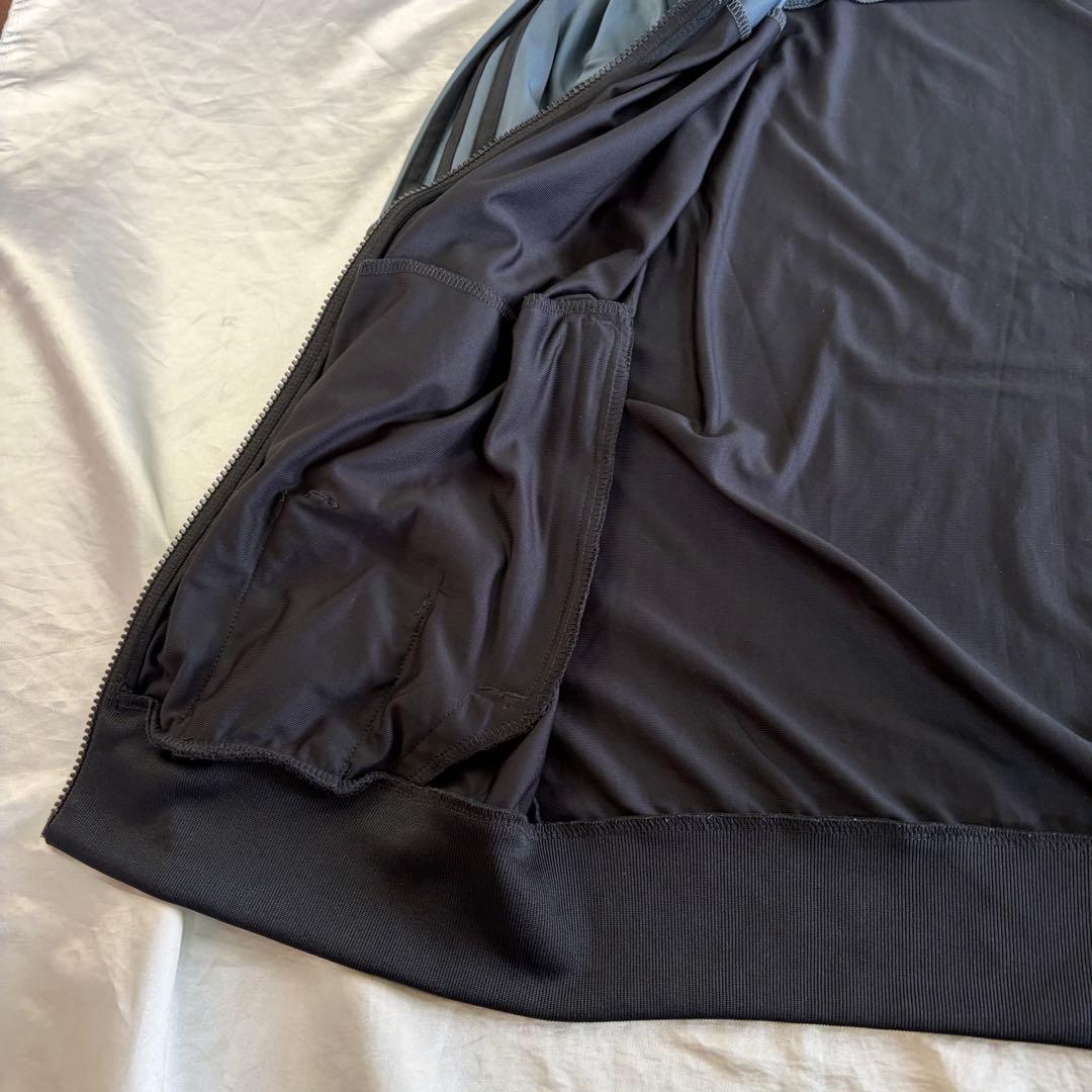 アディダス　adidas ジャージ　ジャケット XL ブラック/グレー