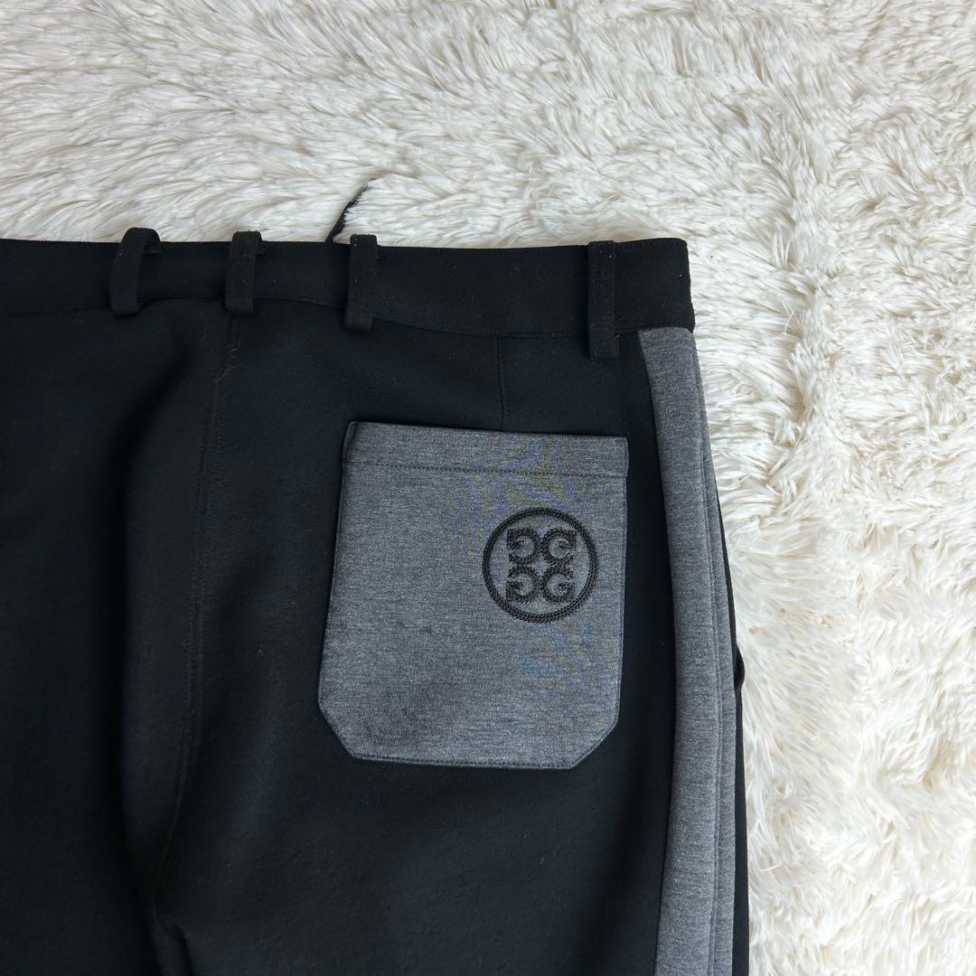 G/FORE ゴルフ スウェット クロップドパンツ ブラック スカル 79