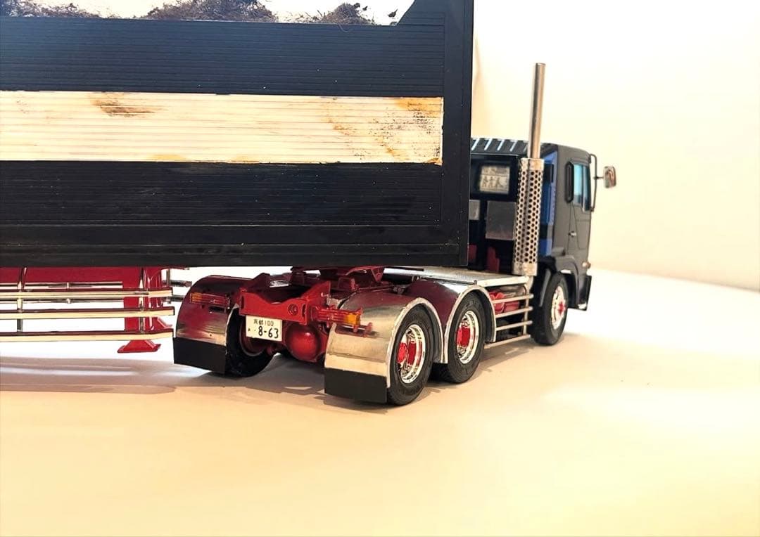 アオシマ　デコトラ　プラモデル　トレーラー　プロフィア　日野　テラヴィ