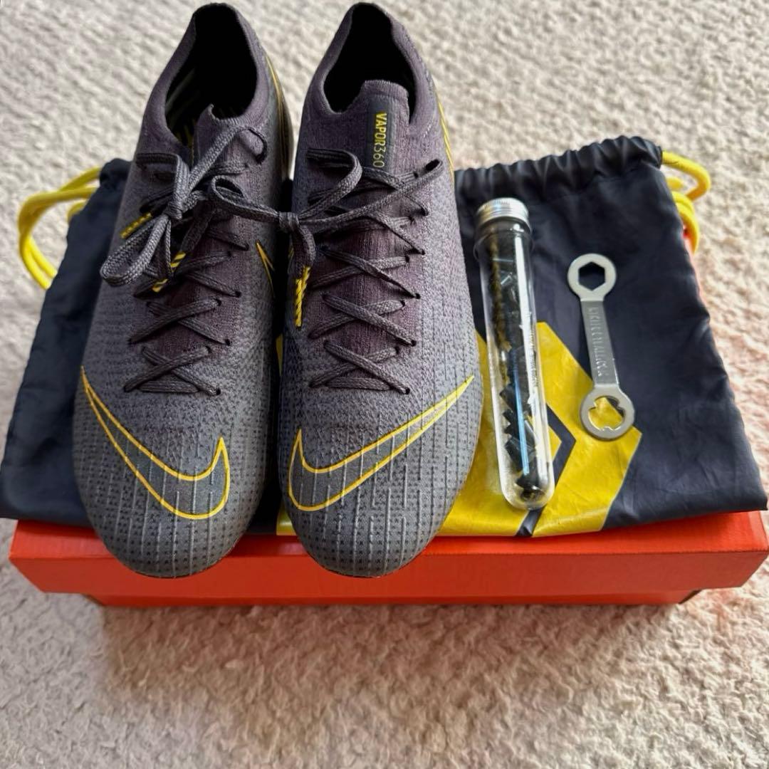 シューズ NIKE VAPOR 12 ELITE SG-PRO Thunder Grey