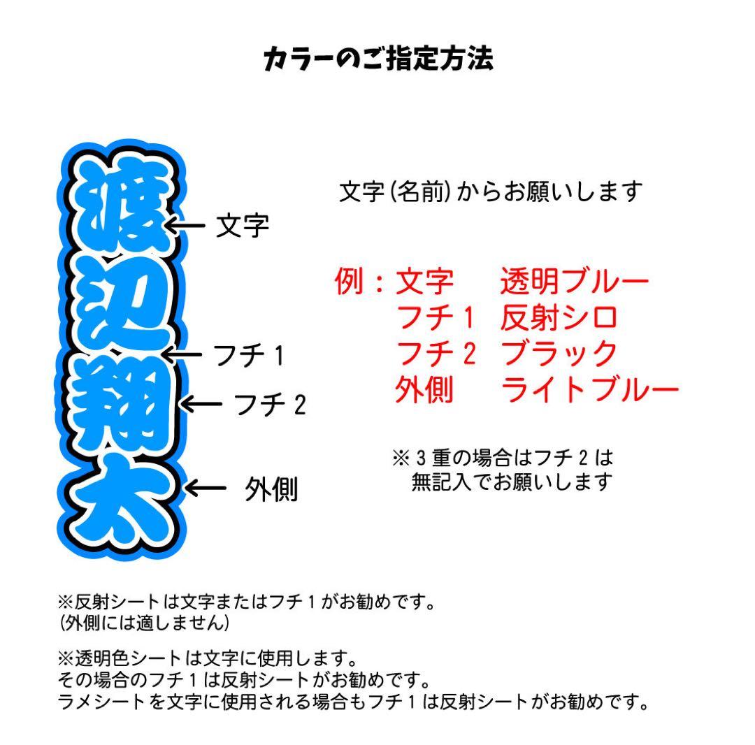 　ミニうちわ文字　ステッカー