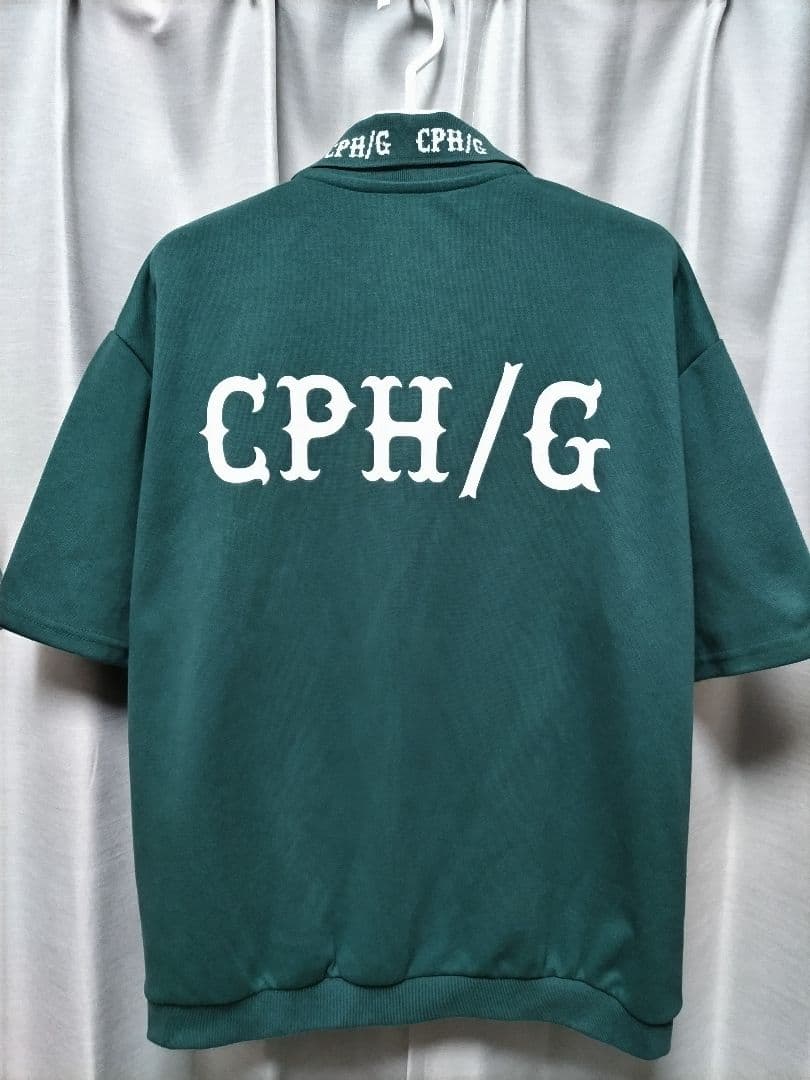 cph golf　キャプテンズヘルム ポロシャツ　グリーン　ボックスシルエット