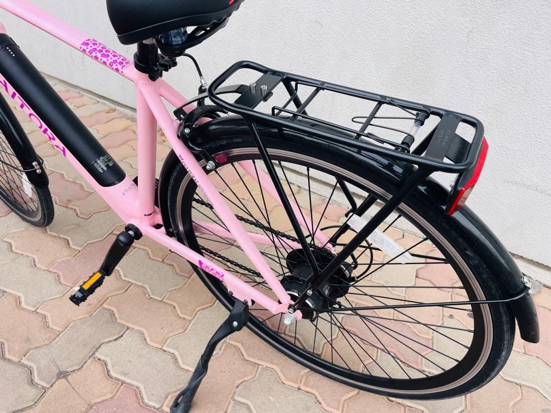 【現物確認　引取り限定】DAITORA 電動アシスト自転車 桜ピンク