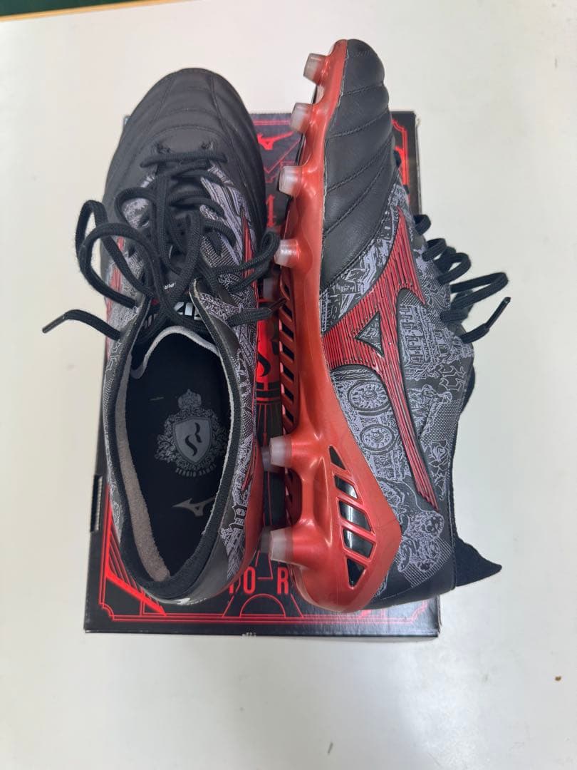 Mizuno スパイクシューズ ブラック/レッド