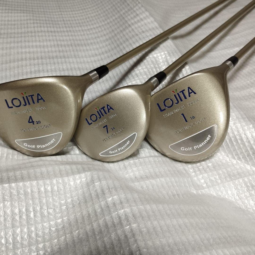 LOJITA GOLF PLANNET 9本セット 女性　初心者向け　右利き