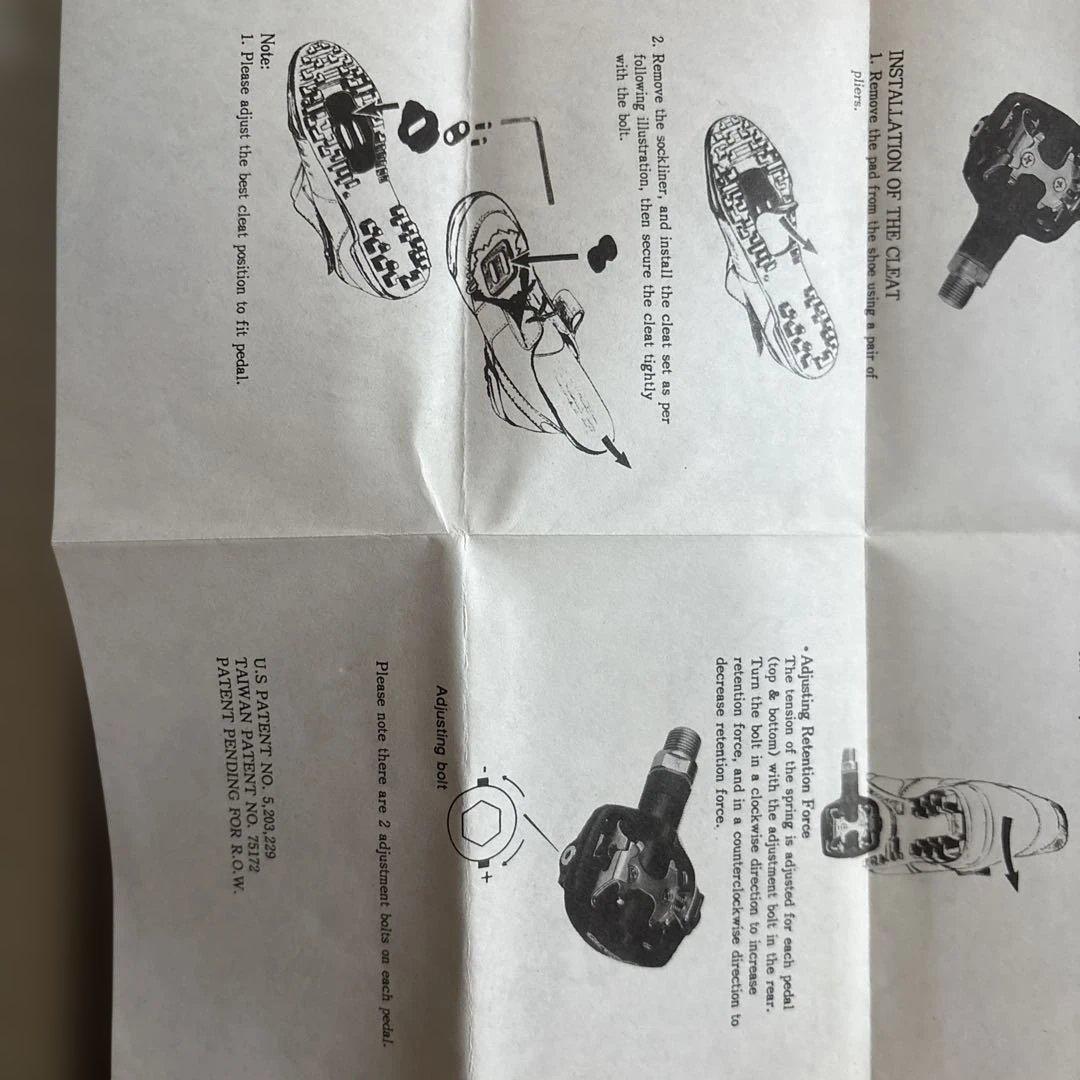 新品未使用　GIRVIN MAG PEDAL ti ビンディングペダルチタン