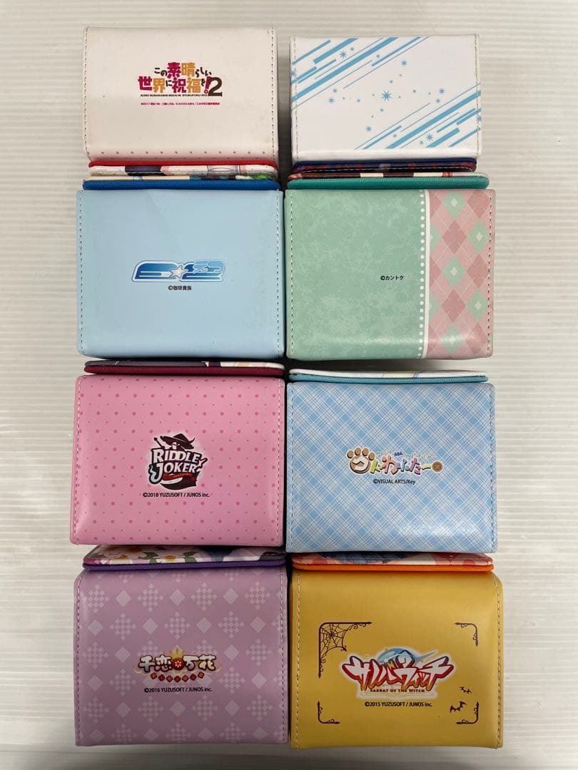 kncard75-2986 合皮製デッキケース　サプライ　まとめ売り　現状品