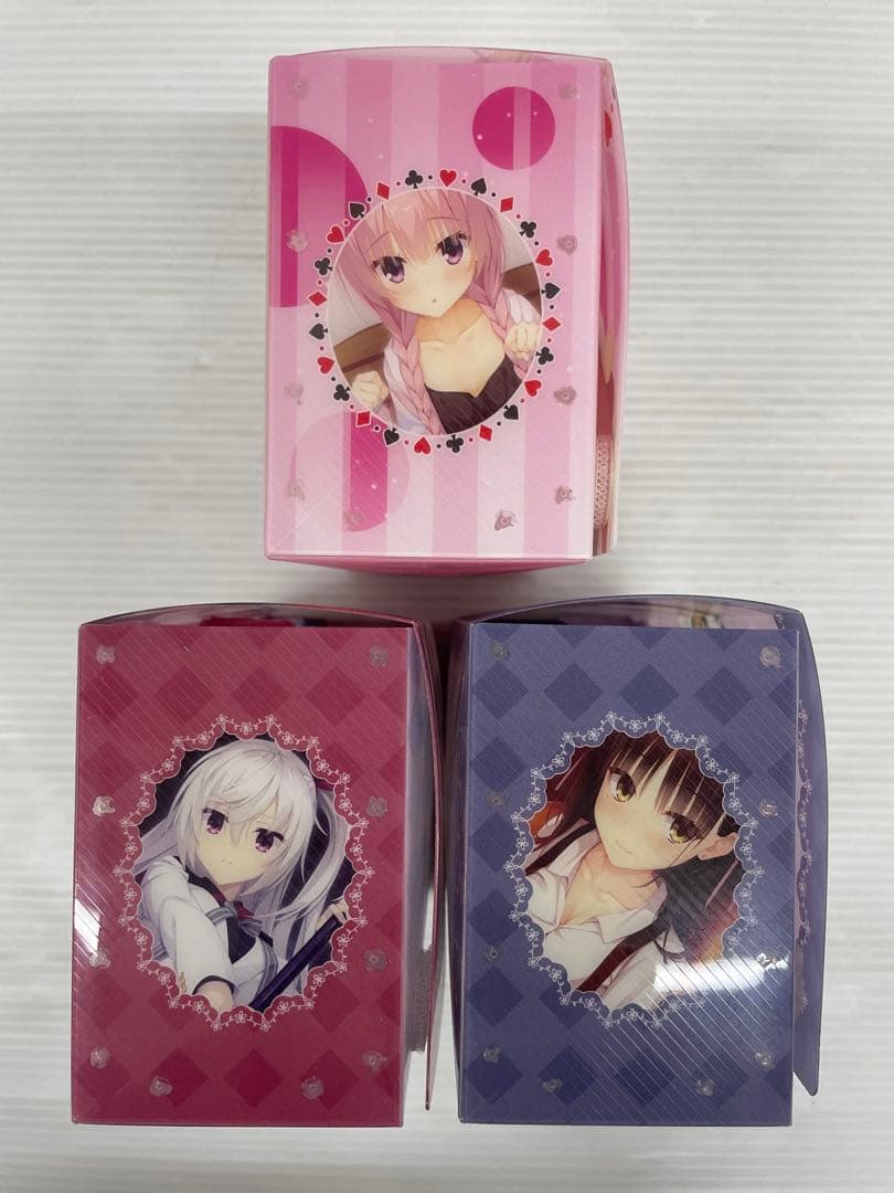kncard75-2986 合皮製デッキケース　サプライ　まとめ売り　現状品