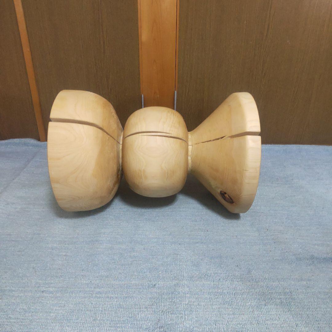 ヒバ丸太椅子スツール