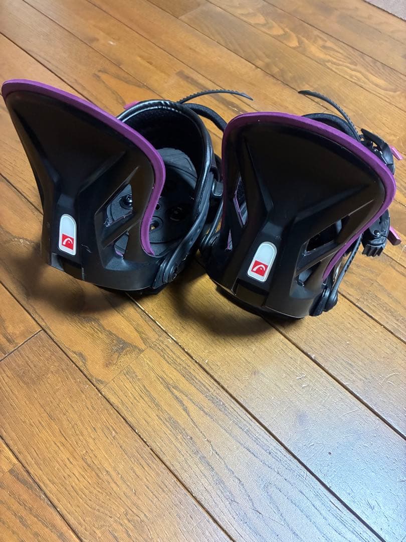 HEAD フラワーデザイン スノーボードビンディングセット　ジュニアサイズ