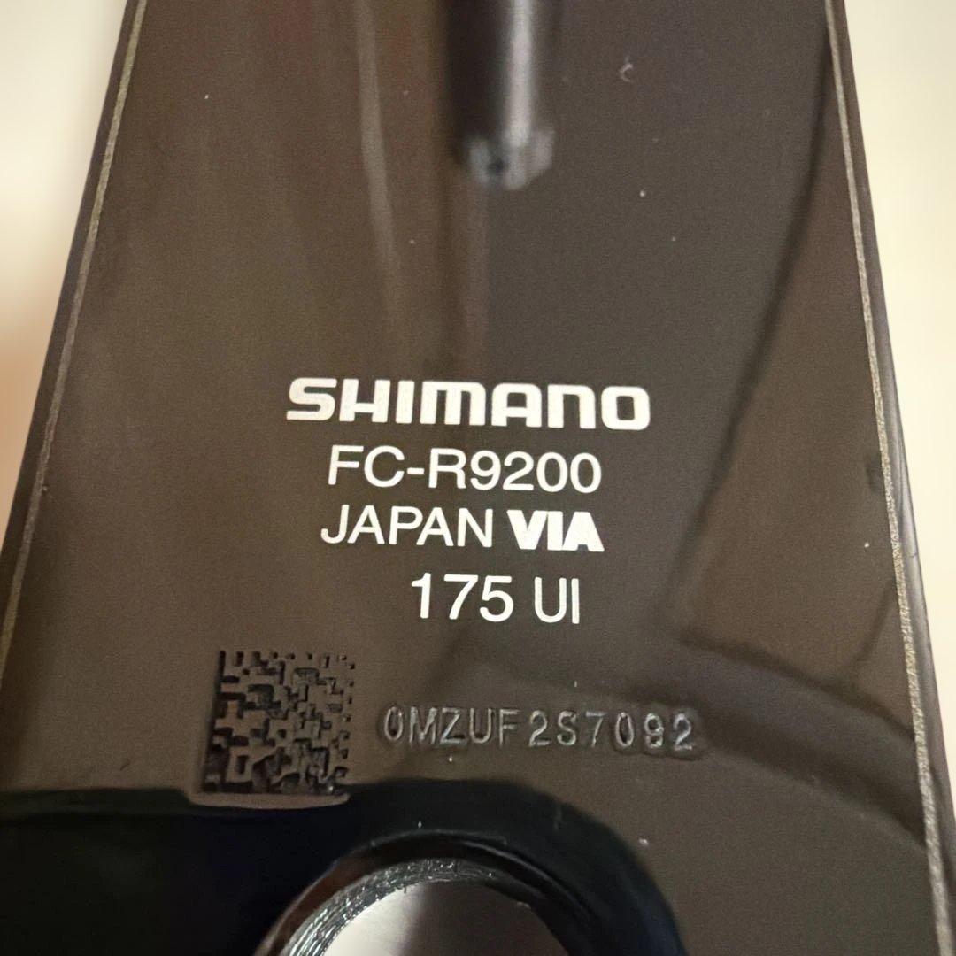 DURA-ACE FC-R9200クランクセット 52/36T 12S175mm