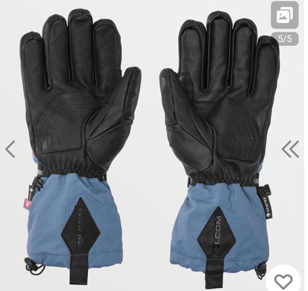 VOLCOM グローブ　スノーボード　レザー　ボルコム　GORE-TEX　5本指