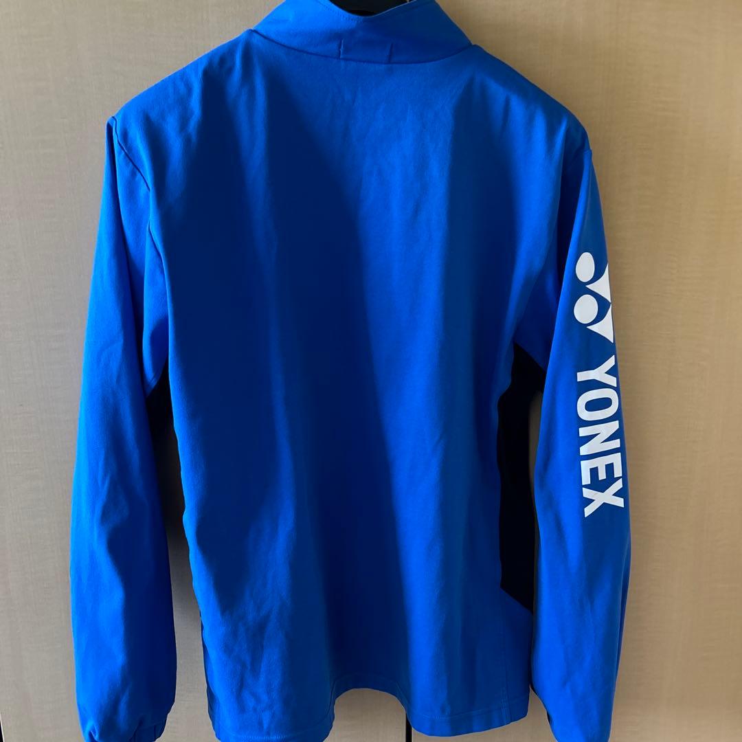 YONEX フルジップジャケット 青Ｏサイズ