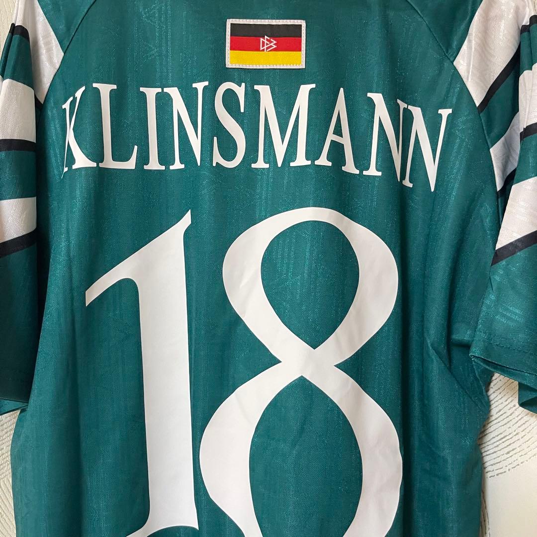ドイツ代表1996年awayクリンスマンサッカーユニフォームfootball