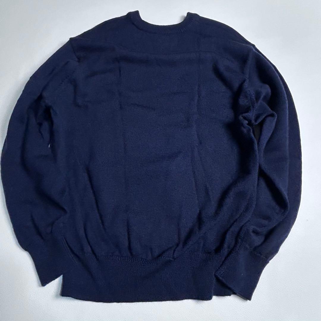 PEARLY GATES ウール100 クルーネックニット ゴルフウェア　フリー